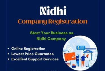 Nidhi Company Registration Online Procedure & Consultant