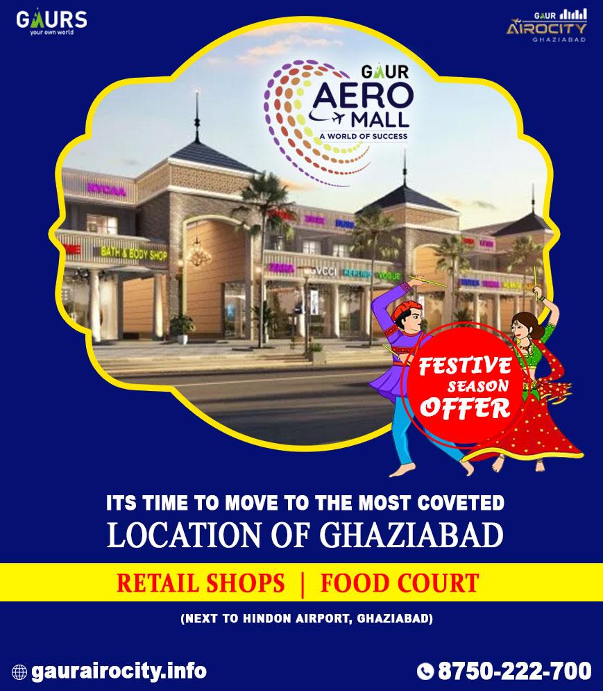 Own a Shop On This Navratri at Gaur Aero Mall | 8750222700.