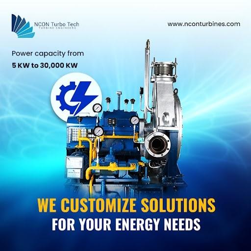 Trusted Saturated Steam Turbine Manufacturers in India – Nconturbines.com