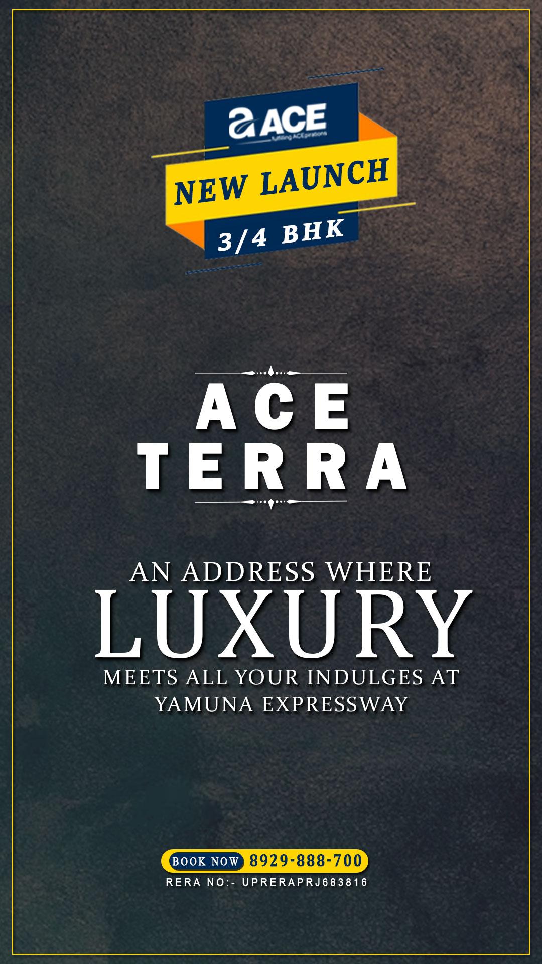 ACE Terra Location, Price, Floor & Brochure |Call: 8929888700